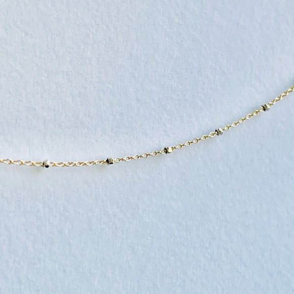Dainty Choker Necklace 14K Gold Filled Two tone - Picture 3 of 4
